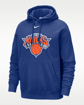 New York Knicks Club Men's Nike NBA Pullover Hoodie. Nike.com